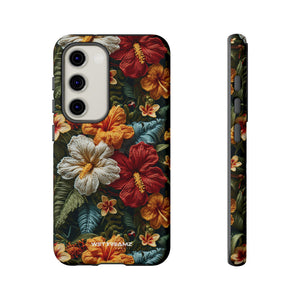 Phone Case - Crochet Hibiscus
