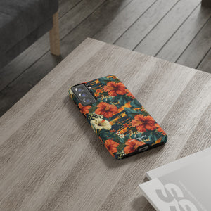 Phone Case - Tiger Strip Floral