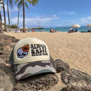 Always Salty Beach Club Trucker Hat