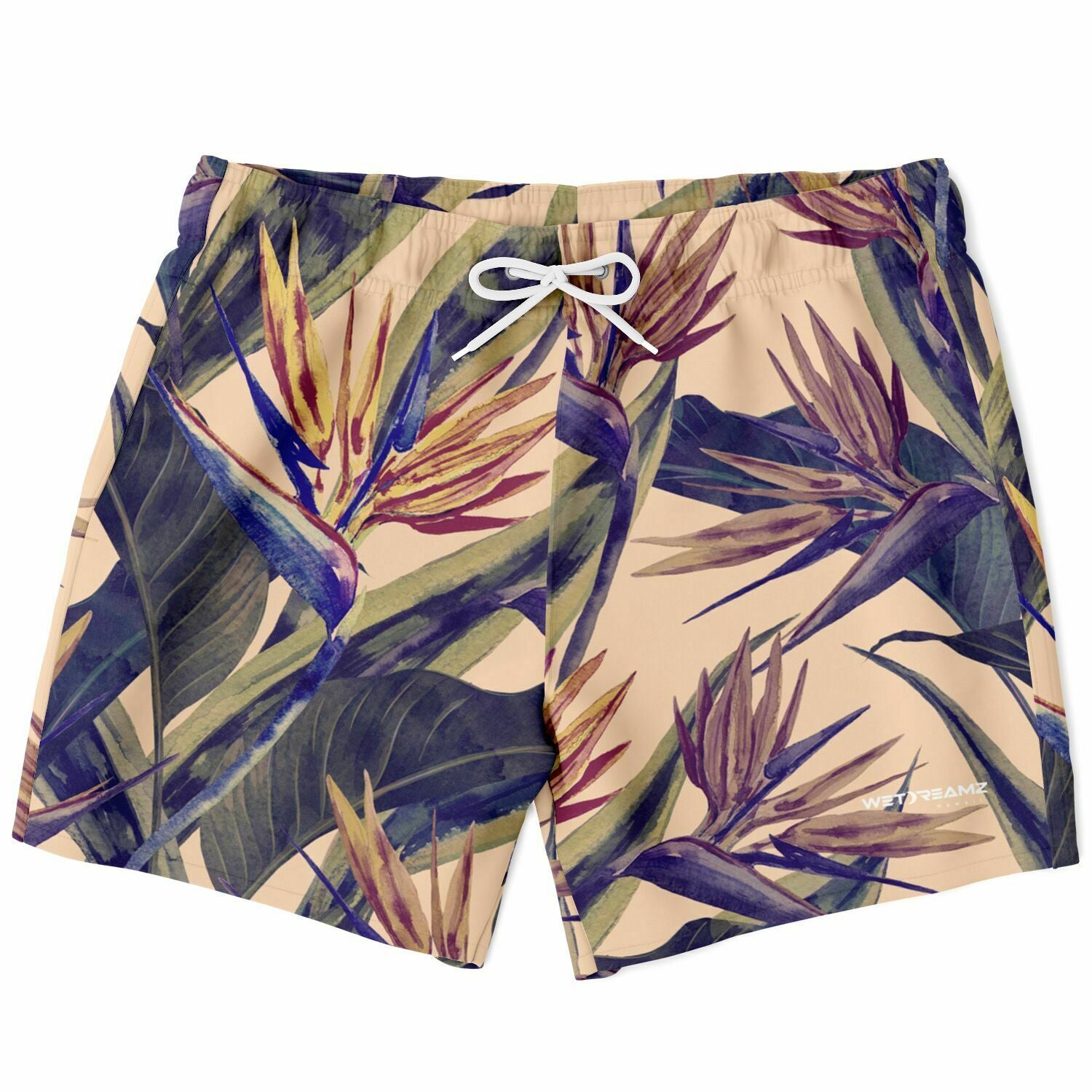 Swim Trunks - Vintage Bird of Paradise