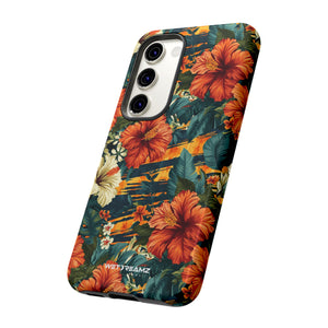 Phone Case - Tiger Strip Floral