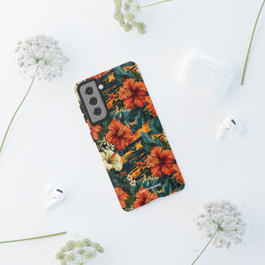 Phone Case - Tiger Strip Floral