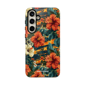 Phone Case - Tiger Strip Floral