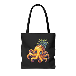 Pineapple Octopus Tote Bag