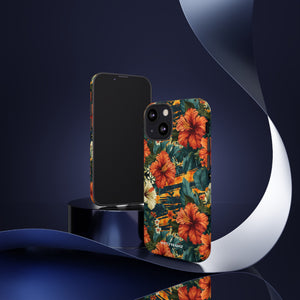 Phone Case - Tiger Strip Floral