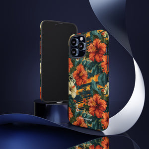 Phone Case - Tiger Strip Floral