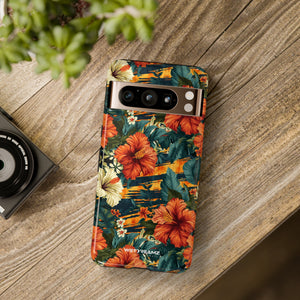 Phone Case - Tiger Strip Floral