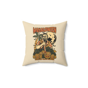 Mahaloween Square Pillow - Cream