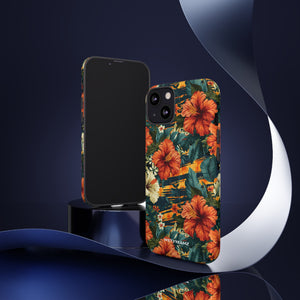 Phone Case - Tiger Strip Floral