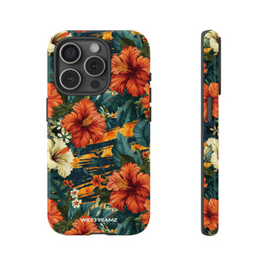 Phone Case - Tiger Strip Floral