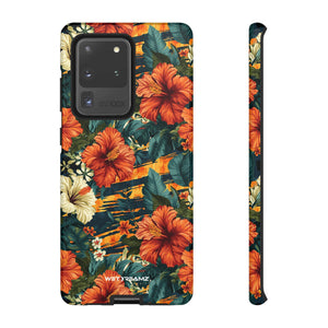 Phone Case - Tiger Strip Floral