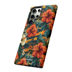 Phone Case - Tiger Strip Floral