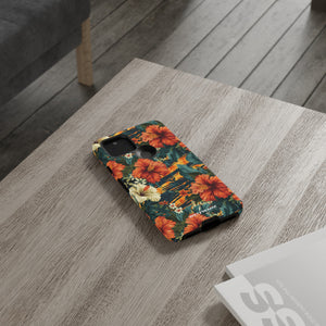 Phone Case - Tiger Strip Floral