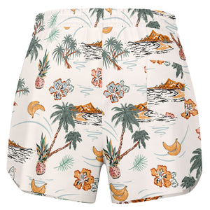 beautiful seamless island pattern Athletic Loose Shorts - AOP