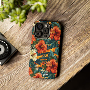 Phone Case - Tiger Strip Floral