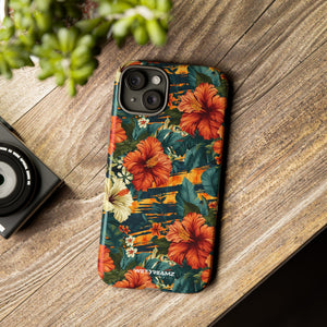 Phone Case - Tiger Strip Floral