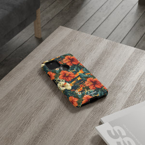 Phone Case - Tiger Strip Floral