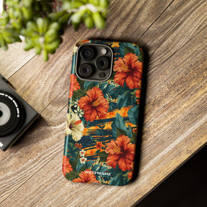 Phone Case - Tiger Strip Floral