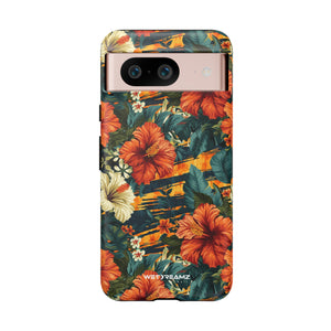 Phone Case - Tiger Strip Floral