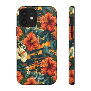 Phone Case - Tiger Strip Floral