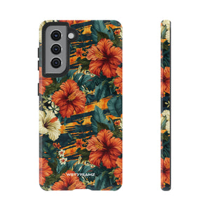 Phone Case - Tiger Strip Floral