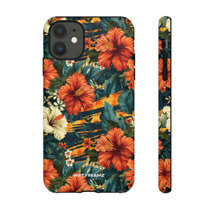 Phone Case - Tiger Strip Floral