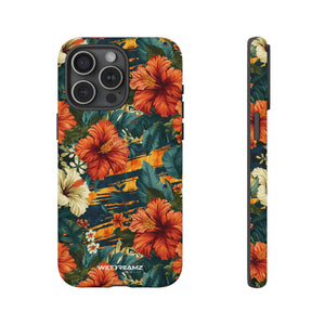 Phone Case - Tiger Strip Floral