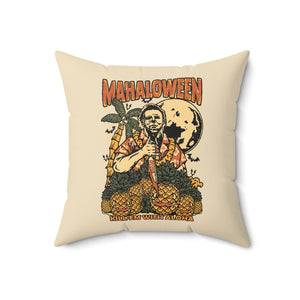 Mahaloween Square Pillow - Cream