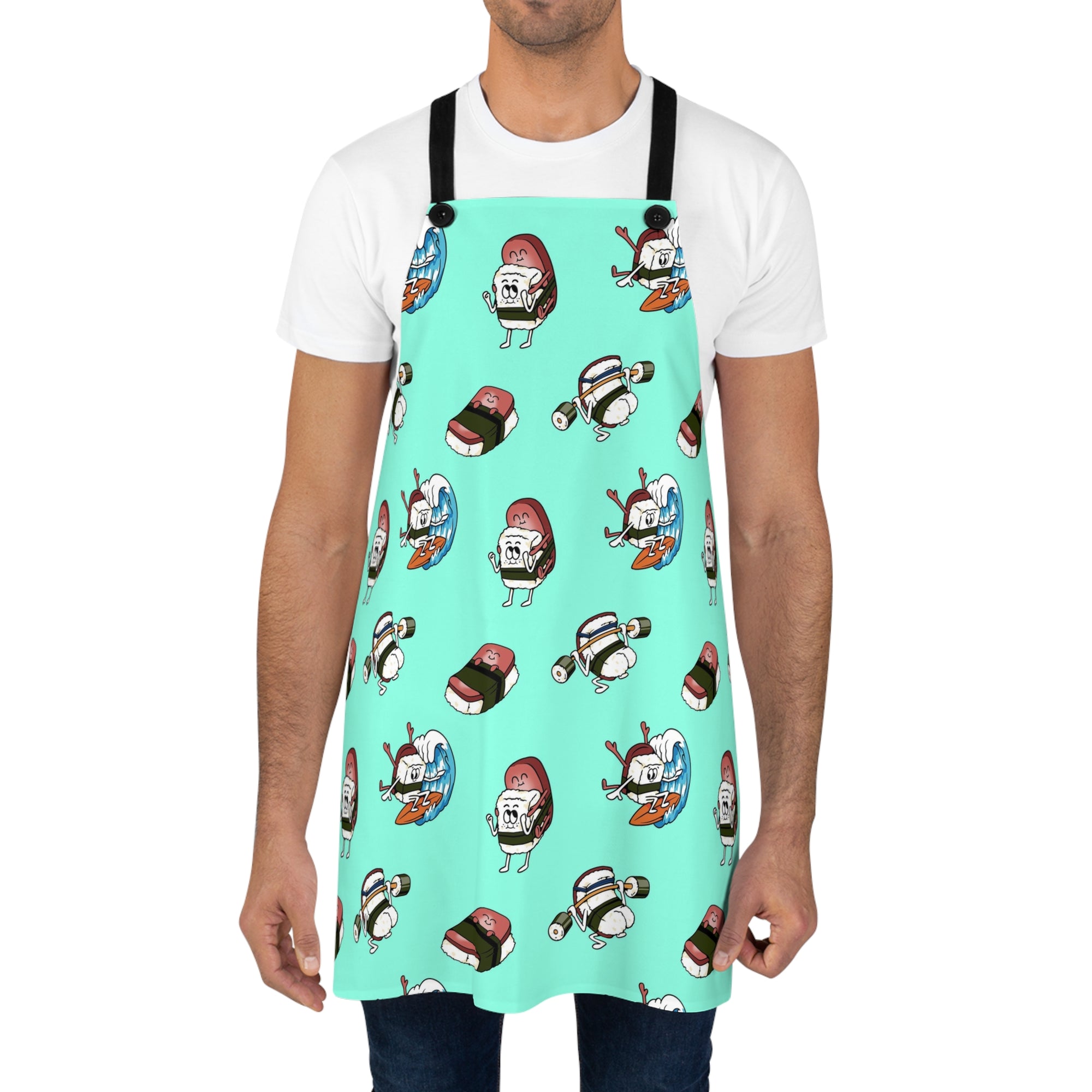 Eat, Sleep Musubi, Repeat Apron