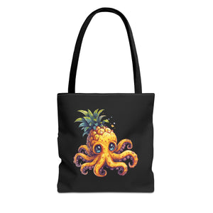 Pineapple Octopus Tote Bag