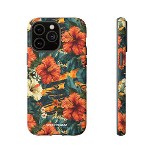 Phone Case - Tiger Strip Floral