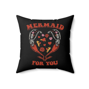 Mermaid For You Square Pillow