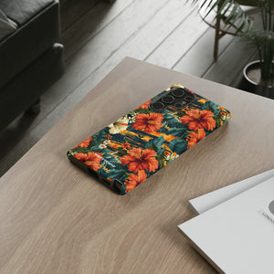 Phone Case - Tiger Strip Floral