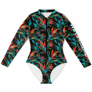 Bodysuit Long Sleeve - Bird of Paradise
