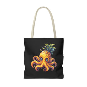 Pineapple Octopus Tote Bag