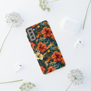 Phone Case - Tiger Strip Floral