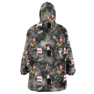 Smoke Meat Snug Hoodie -  Smoke