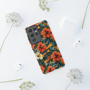 Phone Case - Tiger Strip Floral