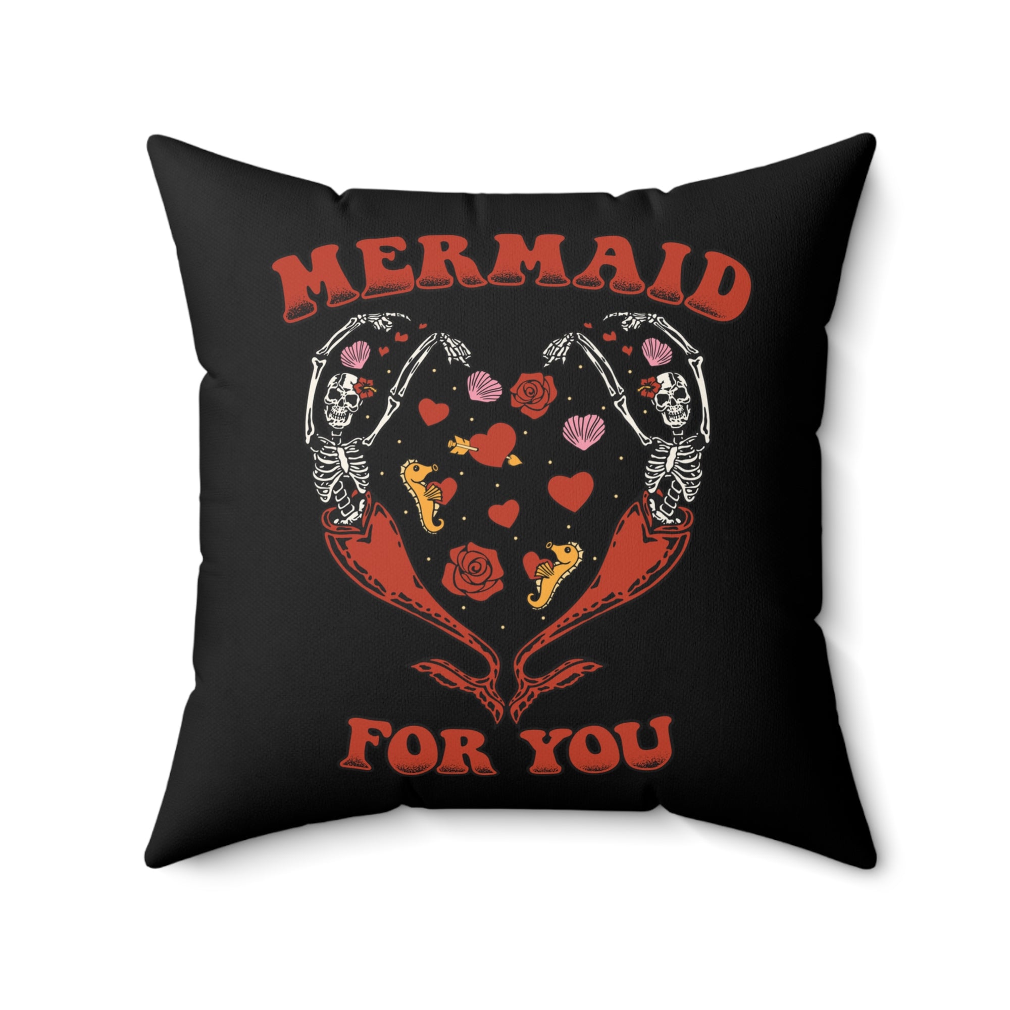 Mermaid For You Square Pillow