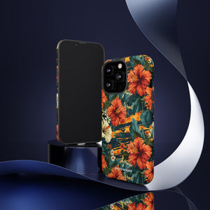 Phone Case - Tiger Strip Floral