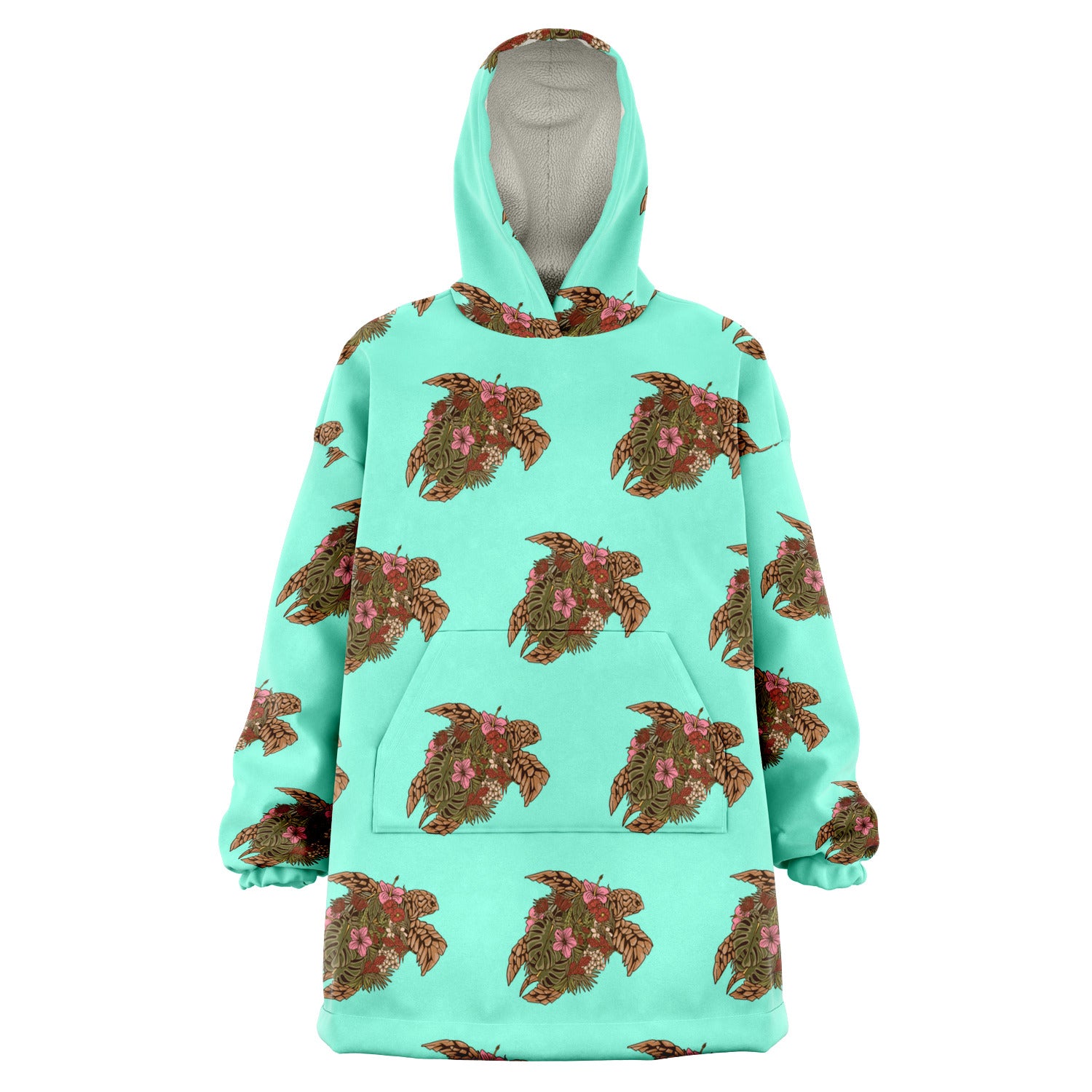 Haku Honu Snug Hoodie - Aqua