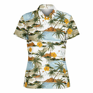 White Island Polo Shirt - AOP