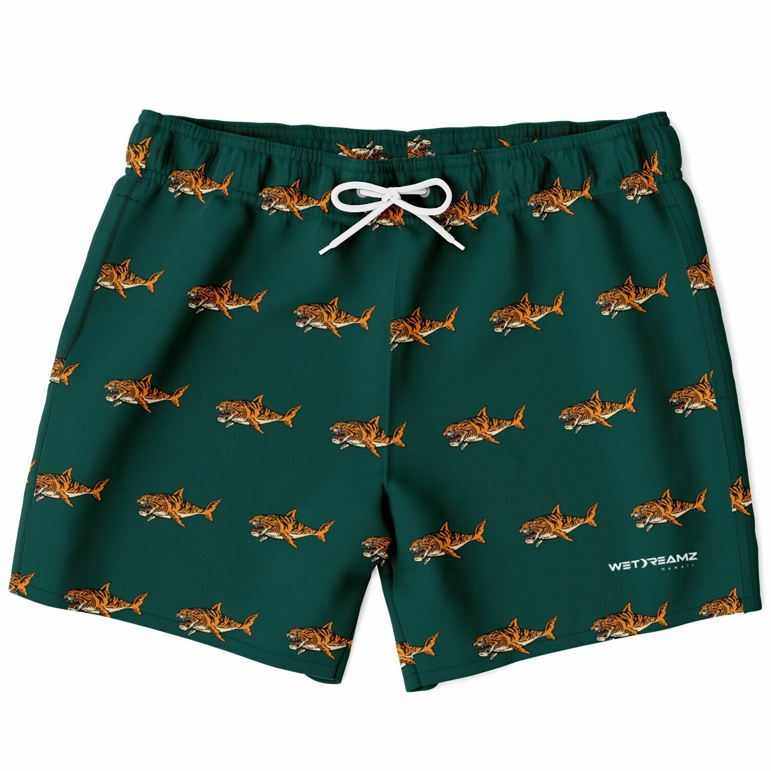 Swim Trunks - Tiger Shark Forest Green