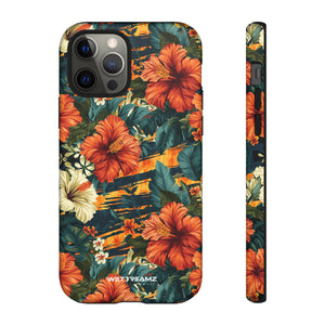 Phone Case - Tiger Strip Floral