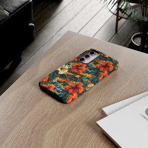 Phone Case - Tiger Strip Floral