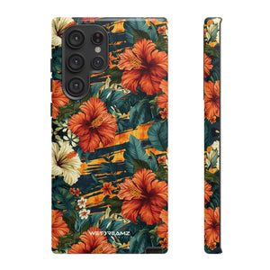 Phone Case - Tiger Strip Floral