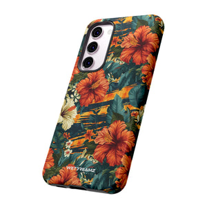 Phone Case - Tiger Strip Floral