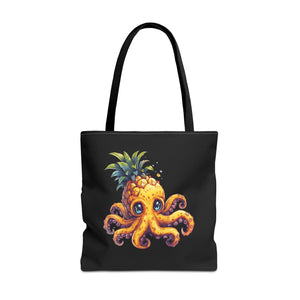 Pineapple Octopus Tote Bag