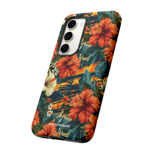 Phone Case - Tiger Strip Floral