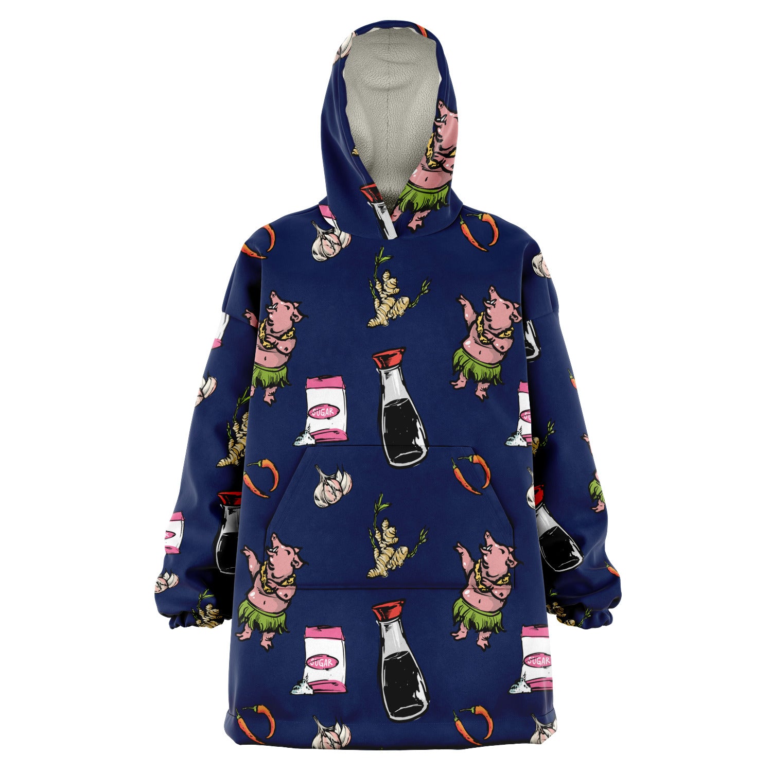 Smoke Meat Snug Hoodie - Navy